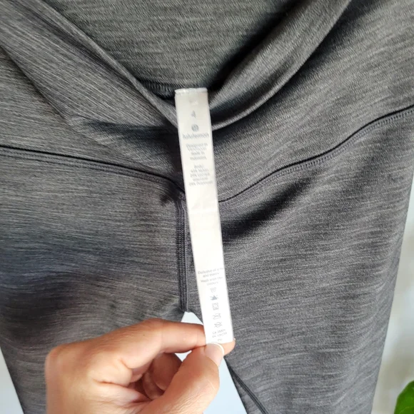 LULULEMON Heather Graphite Gray Leggings - Picture 6 of 13